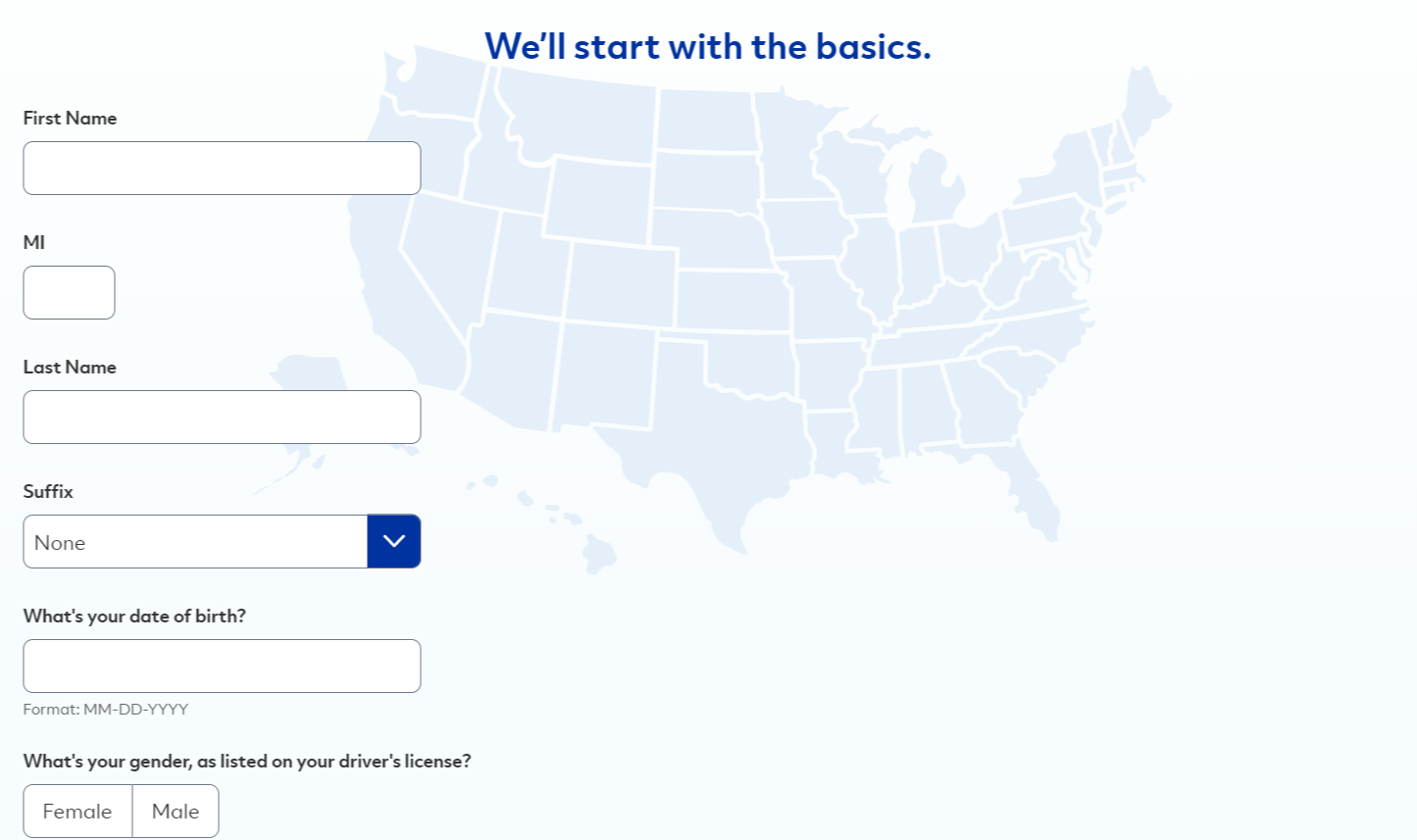Allstate Home Insurance Online Quote Step One Visual